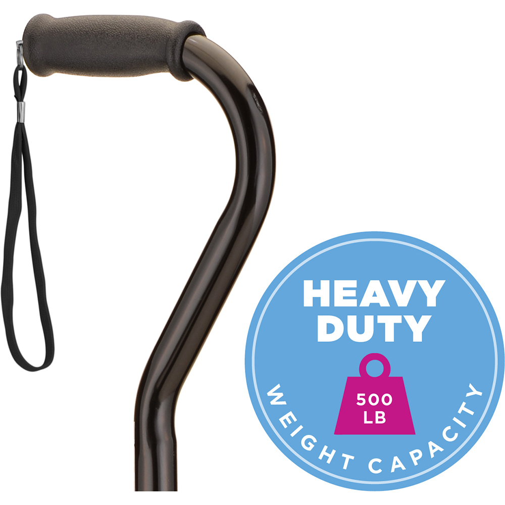 HEAVY DUTY QUAD CANE LRG BLK